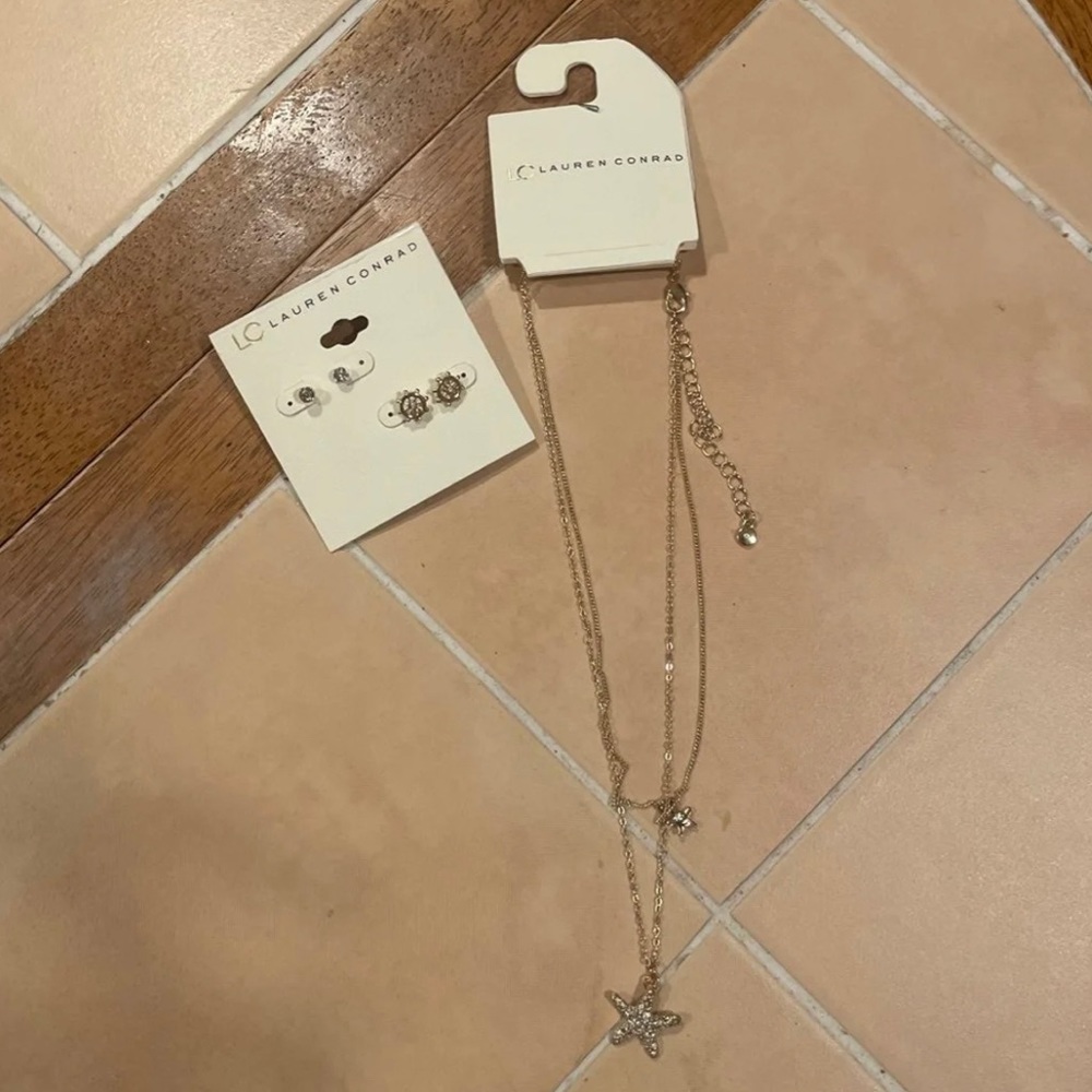 Necklace & Earrings Jewelry Bundle